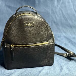 Kate Spade New York Grove Street Sammi Black Leather mini backpack